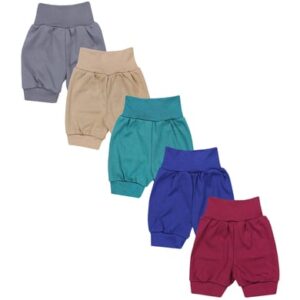 TupTam Baby Sommershorts 5er Pack rot/grau