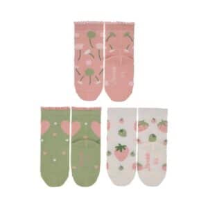 Sterntaler Baby-Söckchen 3er-Pack Blumen zartrosa