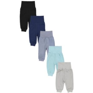 TupTam Baby Lange Pumphose 5er Pack grau/schwarz