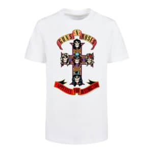 F4NT4STIC Basic Kids Tee Guns 'n' Roses Appetite For Destruction weiß