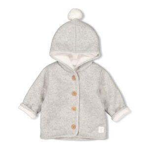 Feetje Filzjacke Sparkle Grau Melange