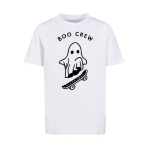 F4NT4STIC T-Shirt Boo Crew Halloween weiß