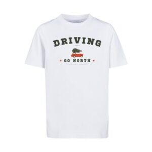 F4NT4STIC T-Shirt Driving Home Weihnachten weiß