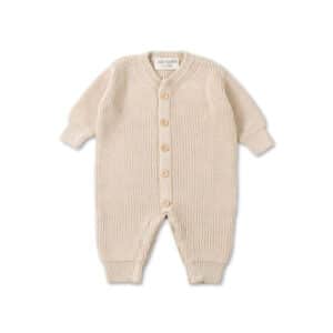 Hofbrucker Baby Strickoverall Leo Beige