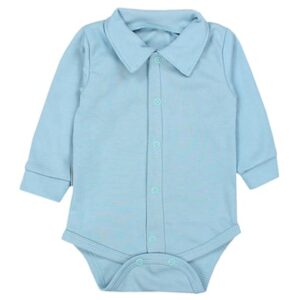 TupTam Baby Jungen Langarm Kurzarm Body mit Kragen mint