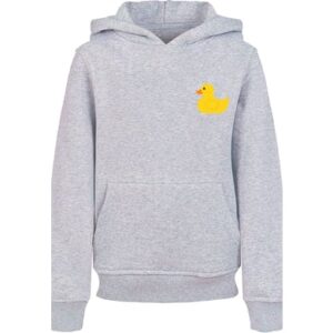 F4NT4STIC Hoodie Yellow Rubber Duck UNISEX HOODIE heather grey