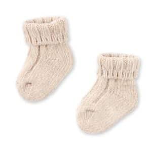 Hofbrucker Baby Socken Kaschmir Babysocken Sand