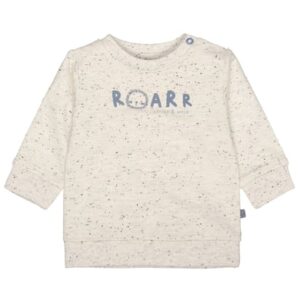 STACCATO Sweatshirt cream melange strukturiert