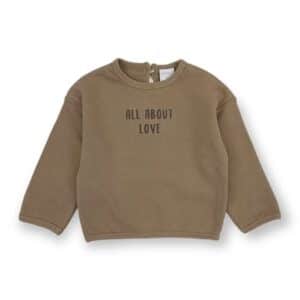 LITTLE Sweatshirt Dream Big khaki