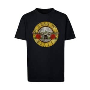 F4NT4STIC T-Shirt Guns 'n' Roses Band Vintage Classic Logo (Distressed) Black schwarz