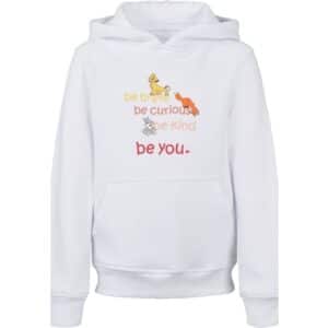 F4NT4STIC Hoodie Disney Be Brave Be Curious weiß