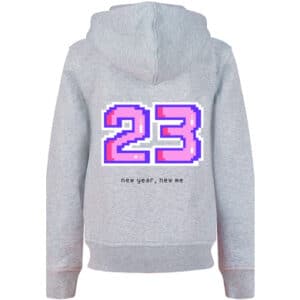 F4NT4STIC Hoodie SIlvester Party Happy People Only heather grey