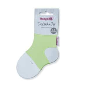 Hoppediz Babysocken Sockenhalter grün