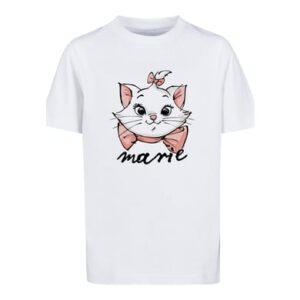 F4NT4STIC T-Shirt Disney The Aristocats Marie Sketch Face weiß