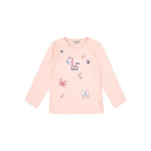 Salt and Pepper Langarmshirt Butterfly rosa