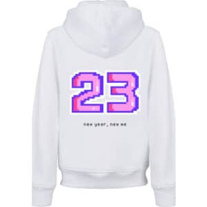 F4NT4STIC Hoodie SIlvester Party Happy People Only weiß