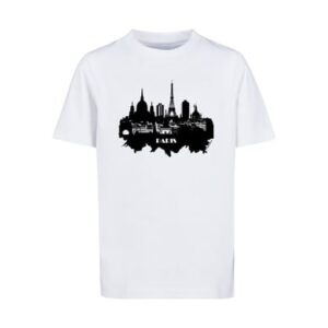 F4NT4STIC T-Shirt PARIS SKYLINE TEE UNISEX weiß