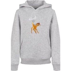 F4NT4STIC Hoodie Disney Bambi Schmetterling Tail heather grey