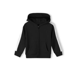 MINOTI Hoodie mit Zipper Schwarz