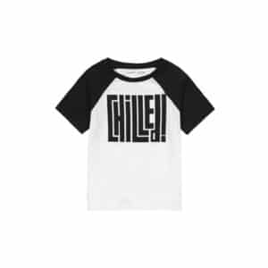 MINOTI T-Shirt Cremeweiß/Schwarz