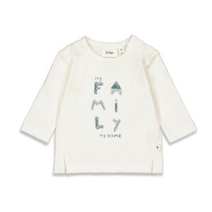 Feetje Langarmshirt Family Offwhite