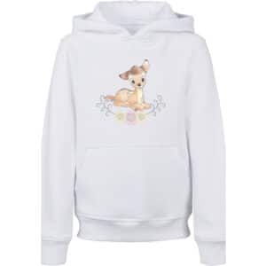 F4NT4STIC Hoodie Disney Bambi Watercolour Wasserfarben weiß