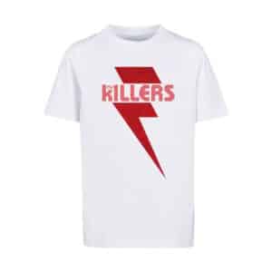 F4NT4STIC T-Shirt The Killers Rock Band Red Bolt weiß