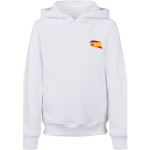 F4NT4STIC Hoodie Spain Spanien Flagge weiß