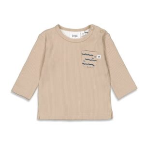 Feetje Langarmshirt Cool As Ever Taupe