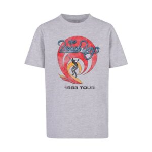 F4NT4STIC T-Shirt The Beach Boys Band Surfer '83 Vintage heather grey