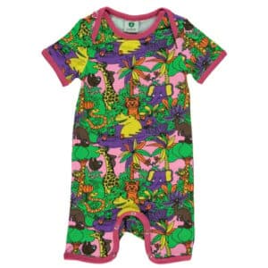 Smafolk Bodysuit Jungle sea pink