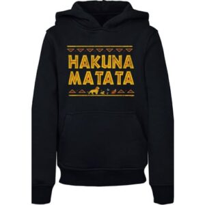 F4NT4STIC Hoodie Disney König der Löwen Hakuna Matata The Lion King schwarz