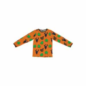 Smafolk Langarmshirt Frosch orange