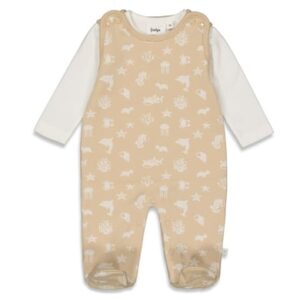 Feetje Strampler 2-tlg. Ocean Child Sand Melange