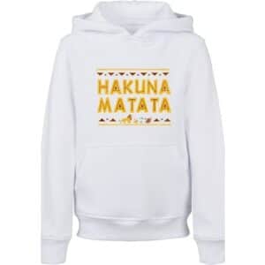 F4NT4STIC Hoodie Disney König der Löwen Hakuna Matata weiß