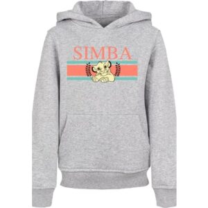 F4NT4STIC Hoodie Disney König der Löwen Simba Stripes heather grey