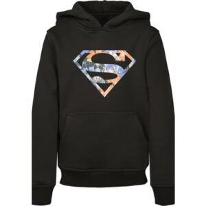 F4NT4STIC Hoodie Hoodie DC Comics Superman Floral Logo Superheld schwarz