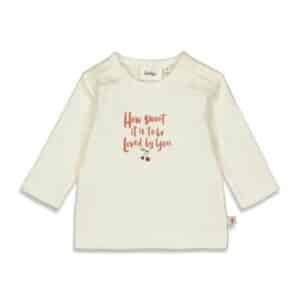 Feetje Langarmshirt Cherry Offwhite