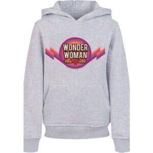 F4NT4STIC Hoodie DC Comics Wonder Woman Rainbow Logo heather grey