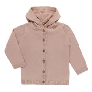 kindsgard Strickjacke mit Kapuze strikka rosa