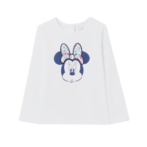 OVS Langarmshirt Minnie Brilliant White