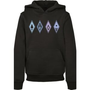 F4NT4STIC Hoodie Disney Frozen Symbols schwarz