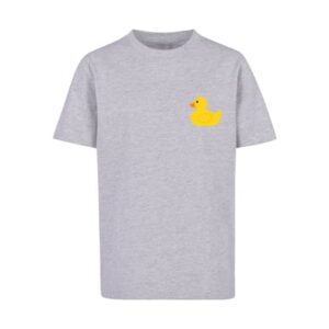 F4NT4STIC T-Shirt Yellow Rubber Duck TEE UNISEX heather grey