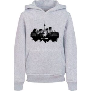 F4NT4STIC Hoodie Cities Collection - Berlin skyline heather grey