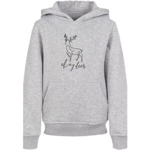 F4NT4STIC Hoodie Winter Christmas Deer heather grey