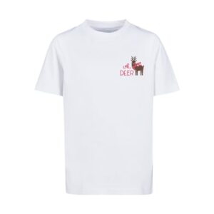 F4NT4STIC T-Shirt Christmas Deer weiß