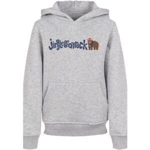 F4NT4STIC Hoodie Christmas Jingle Bear Rock heather grey