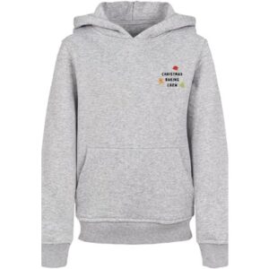 F4NT4STIC Hoodie Christmas Baking Crew heather grey