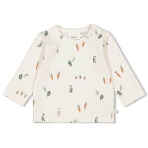 Feetje Langarmshirt Eat Your Veggies Offwhite