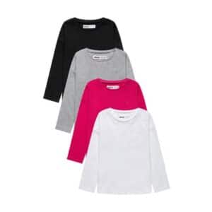 MINOTI 4er-Pack Longsleeves Grau